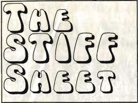 The Stiff Sheet: March 1997